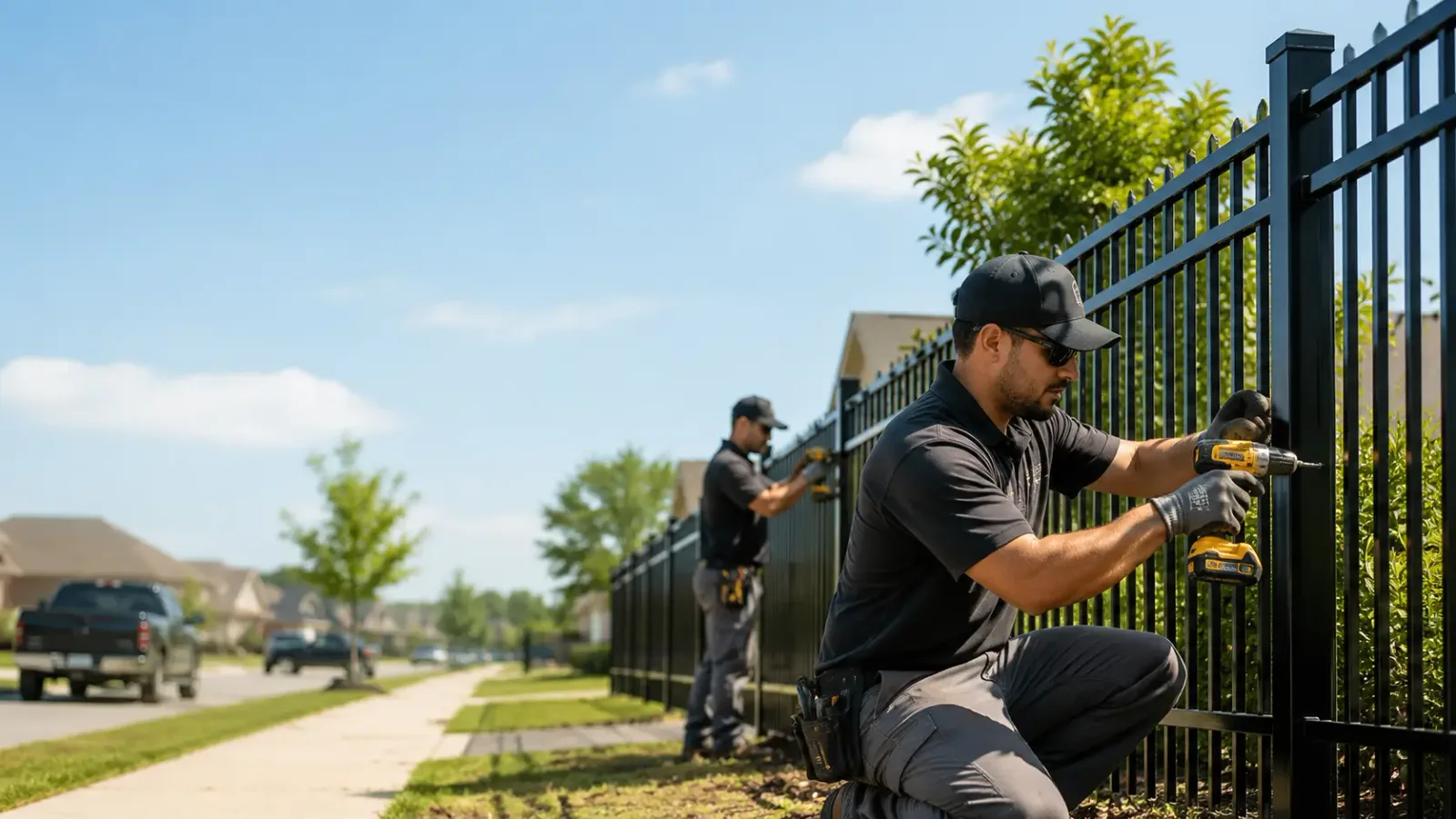 Metal Fence Installation in Monroe Township, NJ